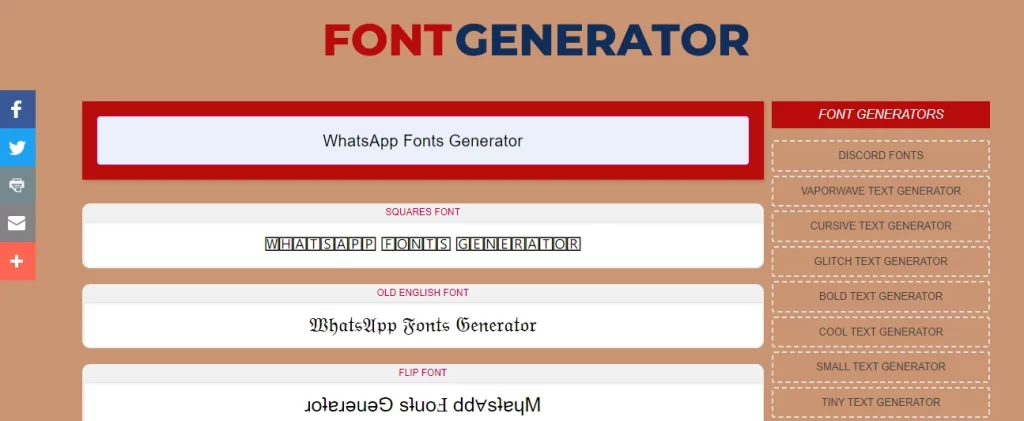 Can I use custom fonts generated by WhatsApp Font Generators in group chats